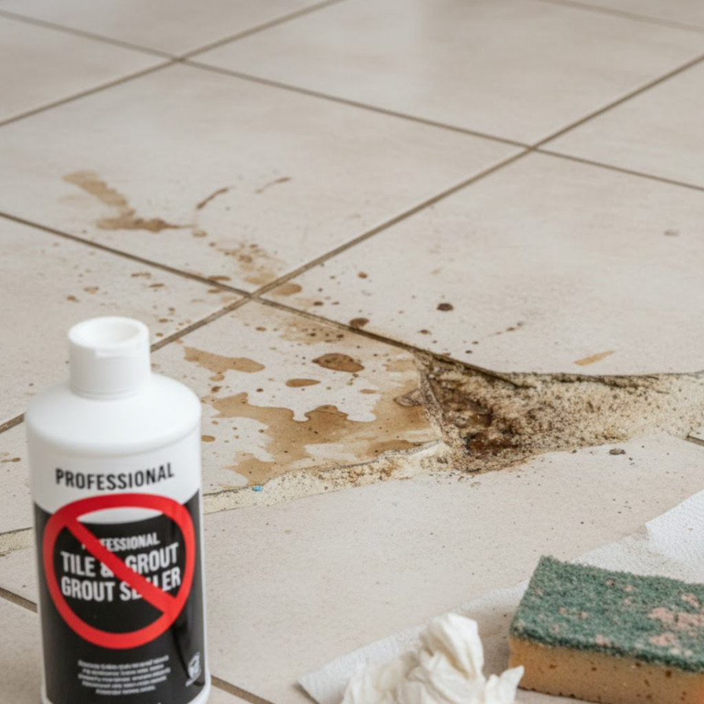 Skipping Tile and Grout Sealing